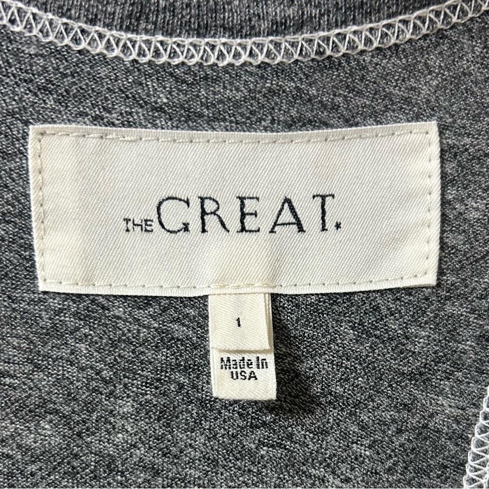 THE GREAT. Swing Tank Dress in Gray - Size 1 or Small - Picture 4 of 7